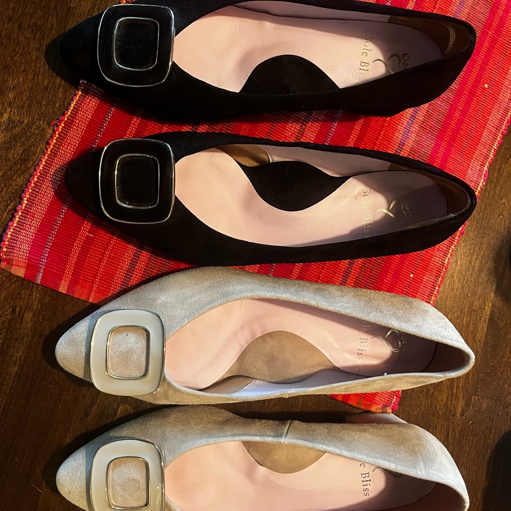 Black and Cream Sole Bliss Shoes